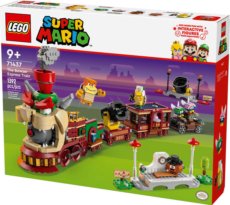 LEGO Super Mario The Bowser Express Train Toy Playset, Nintendo Birthday Gift for Kids, Mario Toys, 71437