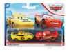 Charlie Checker et Flash McQueen du film "Les Bagnoles" de Disney/Pixar, coffret de 2, jouet pour raconter des histoires