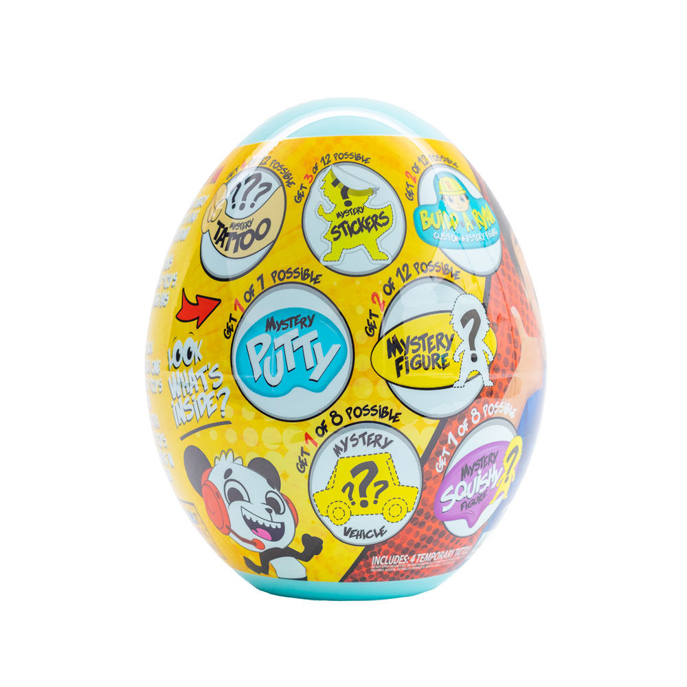 Ryan's world giant 2025 mystery egg yellow