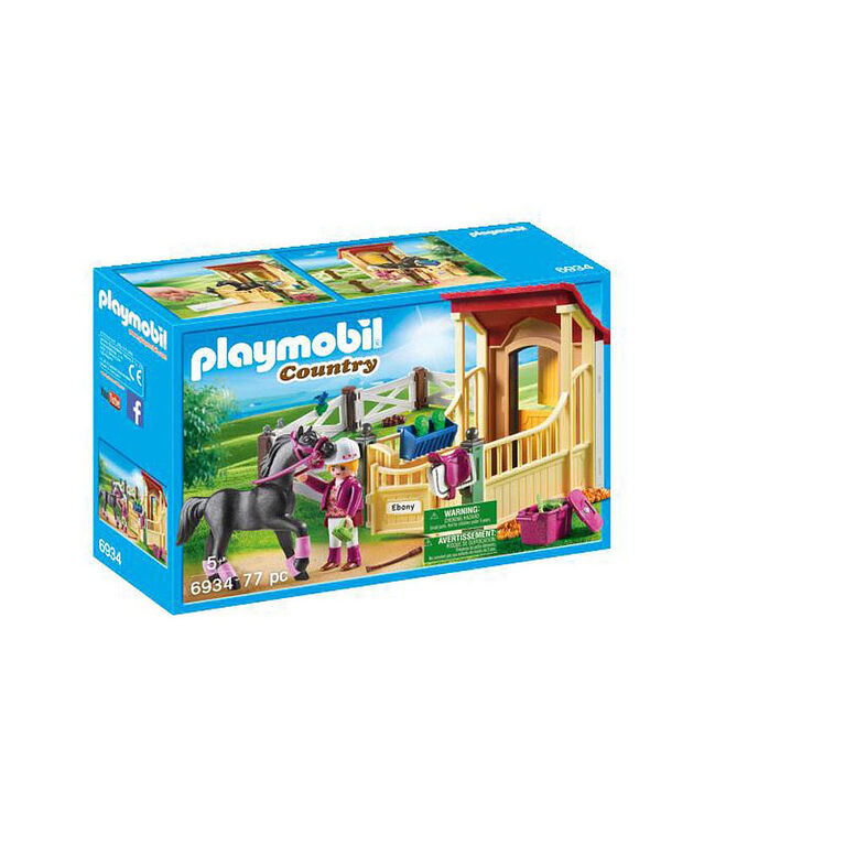 Playmobil - Box avec cavalière et pur-sang Arabe (6934)