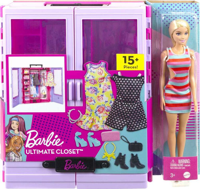 Barbie- Fashionistas- Poupée et accessoires - Armoire Mode