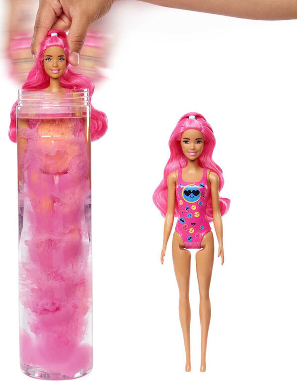 Barbie - Color Reveal - Poupée, 7 surprises, Série Tie-Dye Fluo
