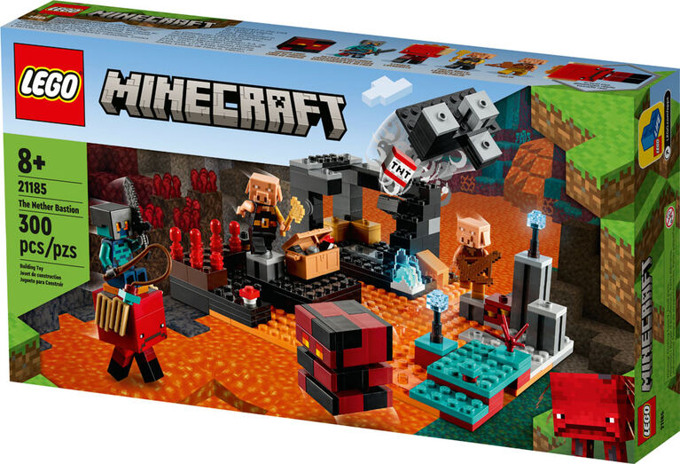 LEGO Minecraft The Nether Bastion 21185 Building Kit (300 Pieces ...