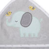 Koala Baby 2-Pack Hooded Towel, Grey Turtle and Elephant