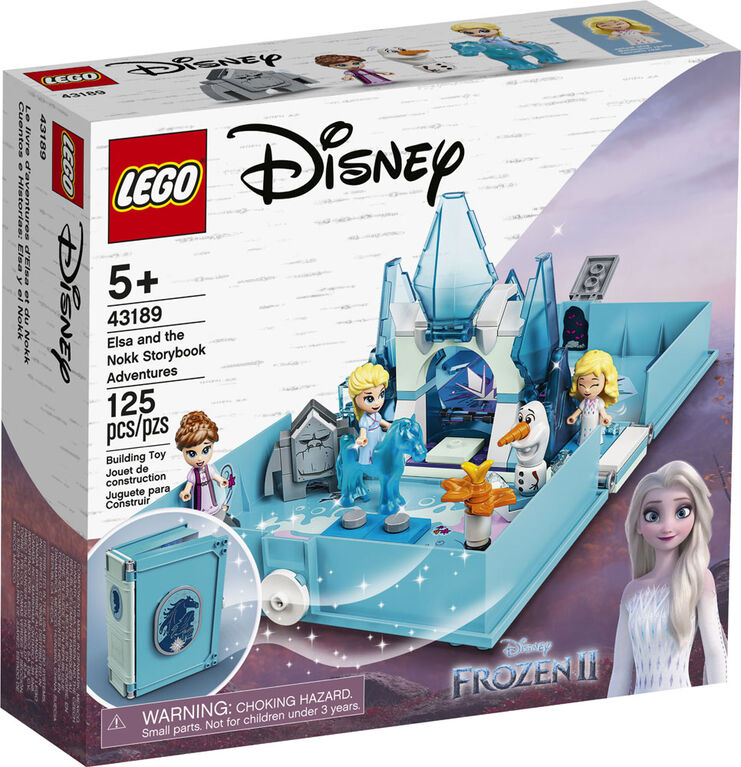 LEGO Disney Princess Les aventures d'Elsa et Nokk dans un liv 43189 (125 pièces)