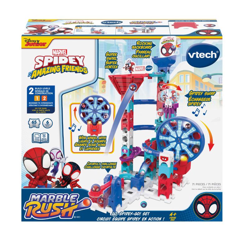 VTech Spidey and His Amazing Friends Marble Rush Go-Spidey-Go! Set