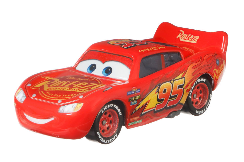 DISNEY PIXAR CARS CHARLIE CHECKER and LIGHTNING MCQUEEN 2 PACK IMPERFECT SAVE 8% 