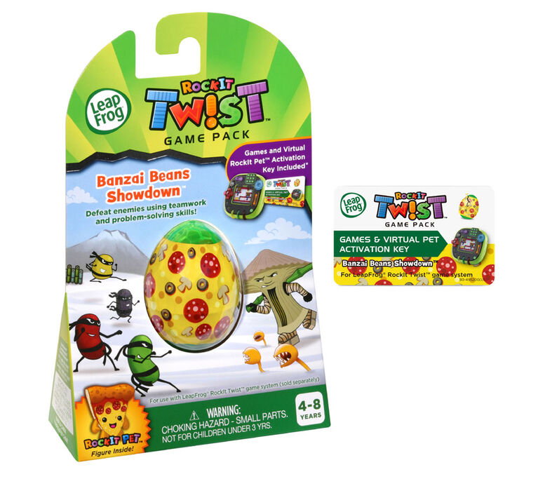 LeapFrog RockIt Twist Game Pack Banzai Beans Showdown - English Edition