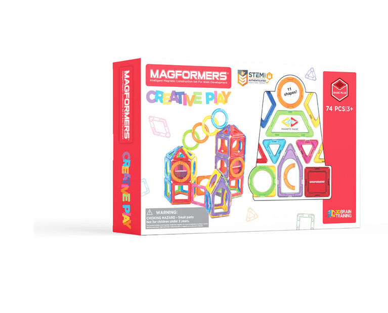 Magformers Creative Play 74Pc Set - Notre exclusivité