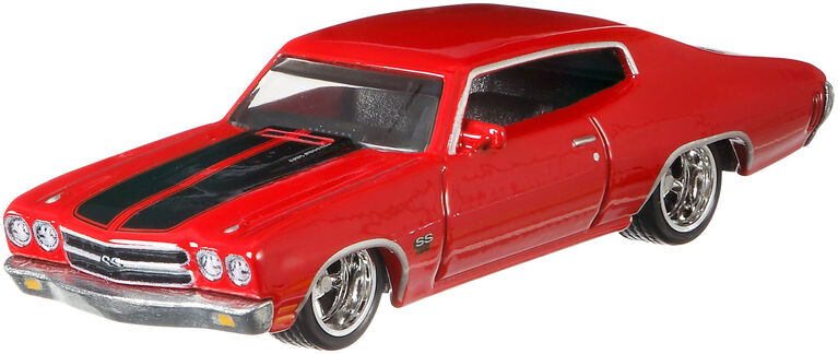 Hot Wheels - Véhicule 1970 Chevelle SS - Rouge.