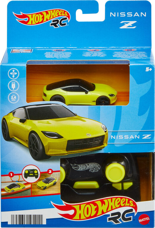 Hot Wheels 1:64 Scale Nissan Z, Battery Powered RC Car for On or Off Track Play