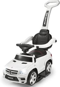 Voltz Toys Mercedes-Benz AMG GL63 4-in-1 Push Pedal Car, White