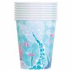 Mermaid 9oz Paper Cups, 8 pieces