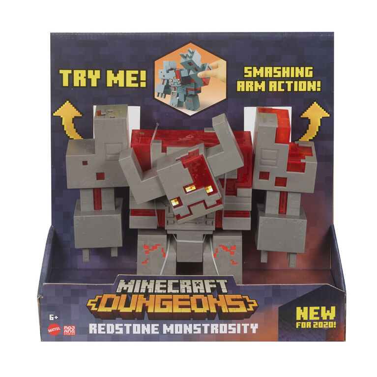Minecraft Dungeons Redstone Monstrosity Figure Toys R Us Canada
