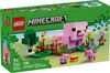 LEGO Minecraft The Baby Pig House Toy Figures and Playset - Building Minecraft Toy for Pretend Play - 21268
