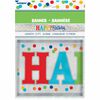 Rainbow Polka Dots Banniere, 12pi - Édition anglaise