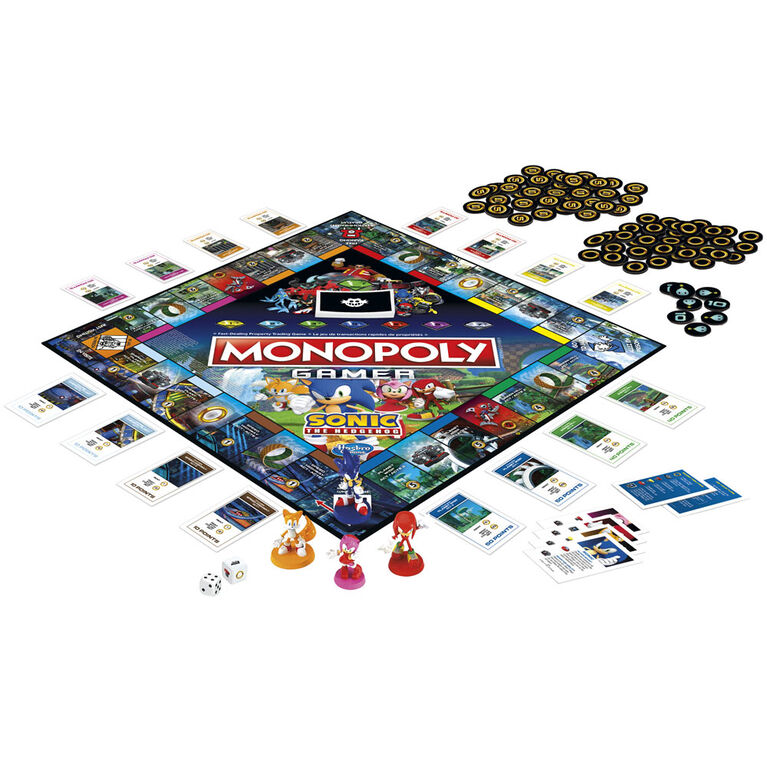 Monopoly Gamer Sonic the Hedgehog Edition Board Game