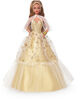 2023 Holiday Barbie Doll, Seasonal Collector Gift, Golden Gown