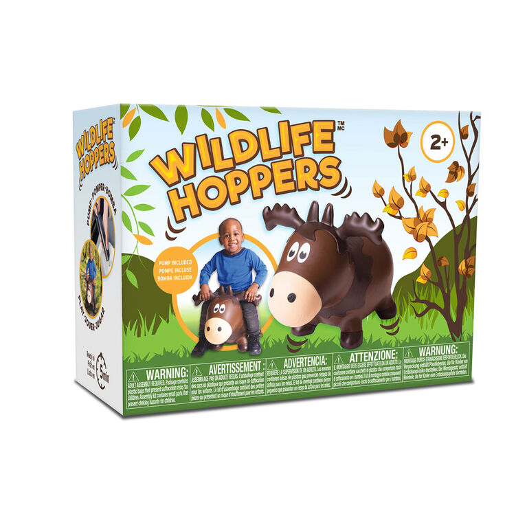 Wildlife Hopper Brown Moose