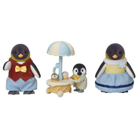 Calico Critters Penguin Family, Lot de 3 figurines de poupée à collectionner