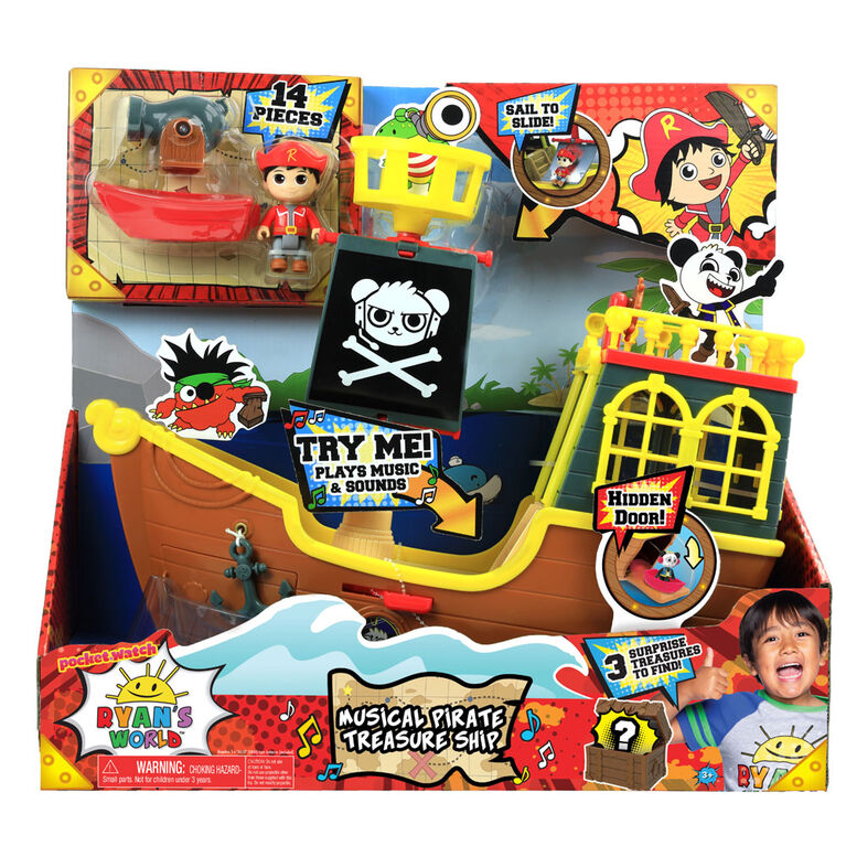 ryan s world pirate ship playset 12 pieces english edition r exclusive toys r us canada