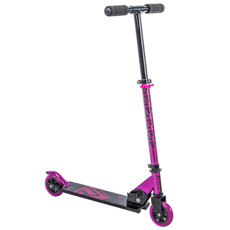 Huffy Prizm Folding 100mm Inline Scooter, Pink