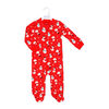 Baby Mode Grenouill&egrave;re de No&euml;l zipp&eacute;e en coton : Bonhomme de neige rouge 3-6M
