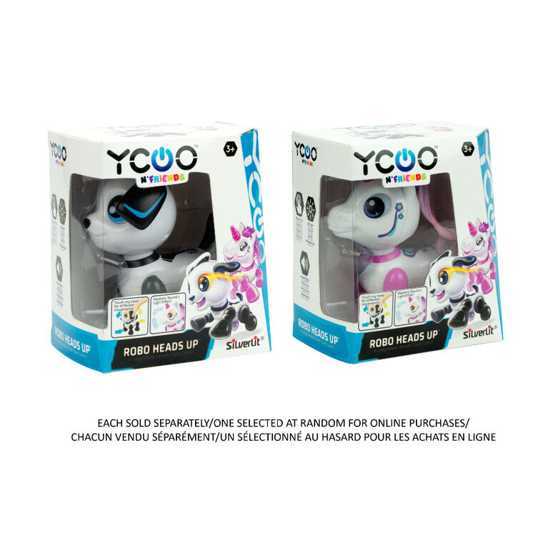 YCOO:  Robo Heads Up: Dog - Assortment May Vary