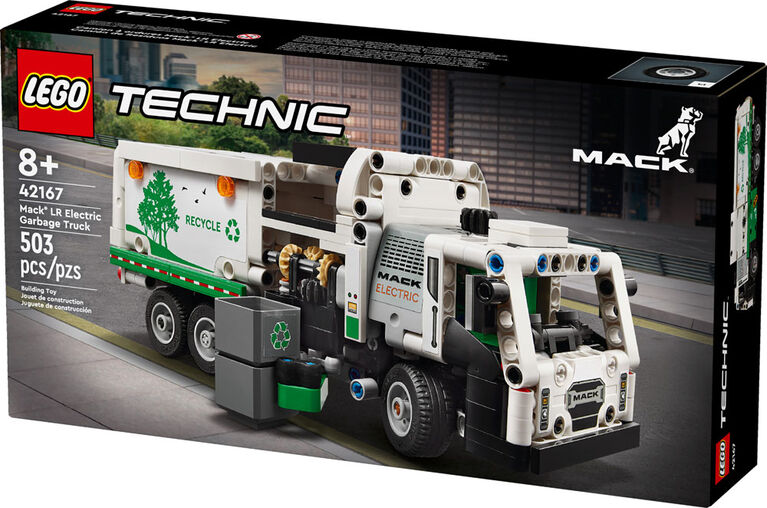LEGO Technic Mack LR Electric Garbage Truck Toy for Kids 42167