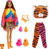 Barbie Cutie Reveal Chelsea Doll and Accessories, Jungle Series, Tiger-Themed Small Doll Set
