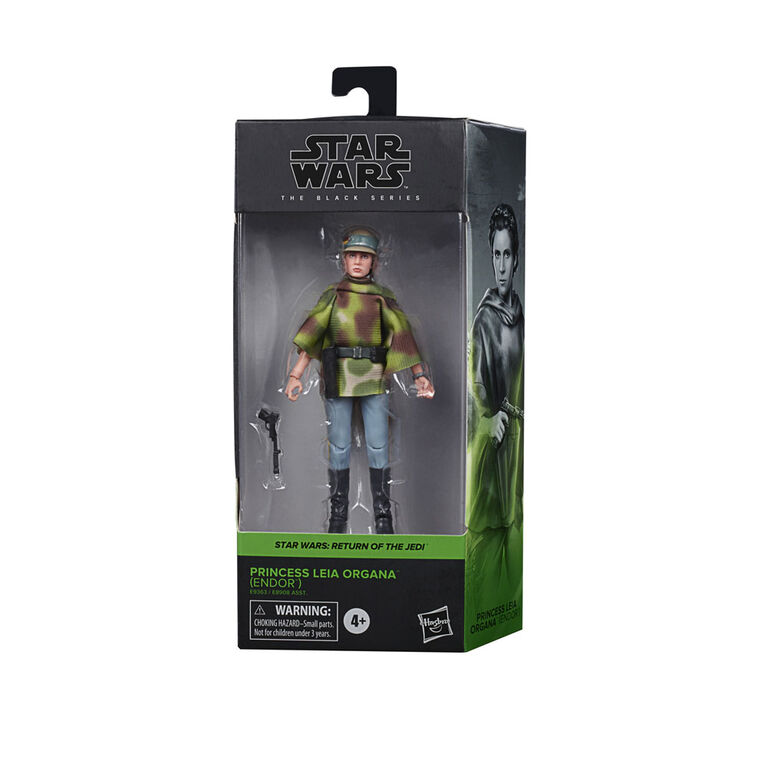 Star Wars The Black Series Princess Leia Organa (Endor) Toy 6-Inch Scale Star Wars: Return of the Jedi Collectible Figure