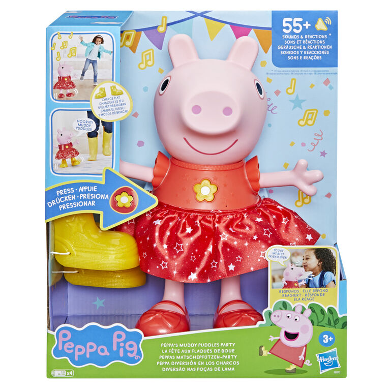 Peppa Pig Peppa's Muddy Puddles Party Doll - English Version