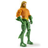 DC Comics 4-Inch AQUAMAN vs. BLACK MANTA Action Figure 2-Pack with 6 Mystery Accessories, Adventure 1