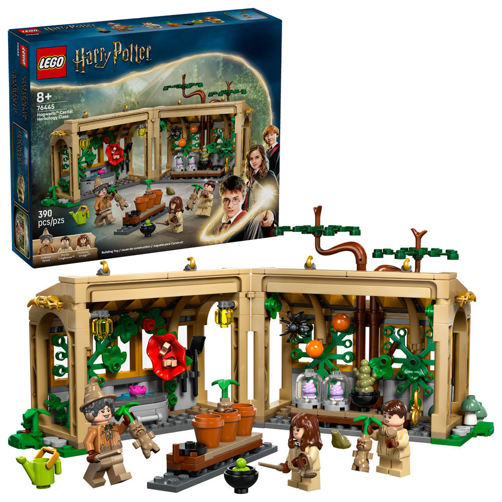 LEGO Harry Potter Hogwarts Castle: Herbology Class Kids Toy. 8+ - Pretend Play Building Toy - 76445