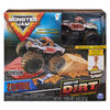 Monster Jam, Coffret débutant Monster Dirt Zombie, avec 226 g (8 oz) de Monster Dirt et un monster truck Monster Jam officiel en métal moulé à l'échelle 1:64