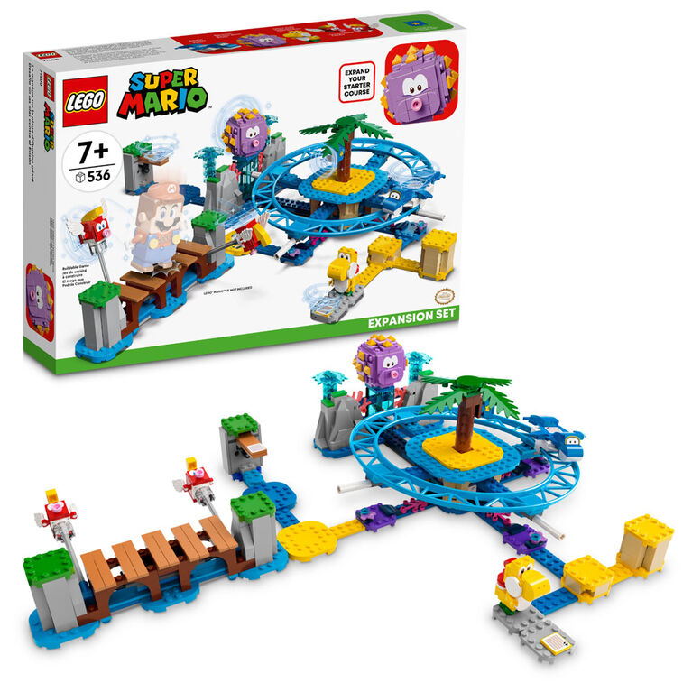 LEGO Super Mario Big Urchin Beach Ride Expansion Set 71400 Building Kit (536 Pcs)