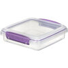 Sistema To Go Sandwich Lunch Box, Stackable Food Storage Container, 450 mL, BPA Free, Colour May Vary