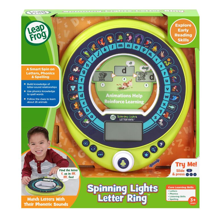 LeapFrog Spinning Lights Letter Ring - English Edition