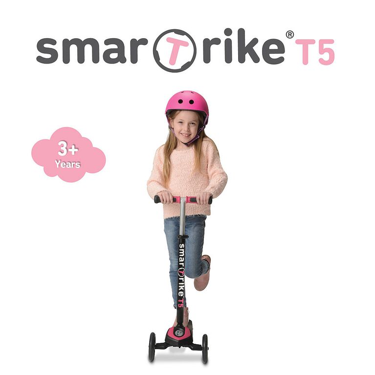smarTrike T5 Scooter – Rose