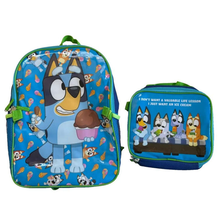 Bluey and Friends 16" Backpack With Insulated Lunch Bag