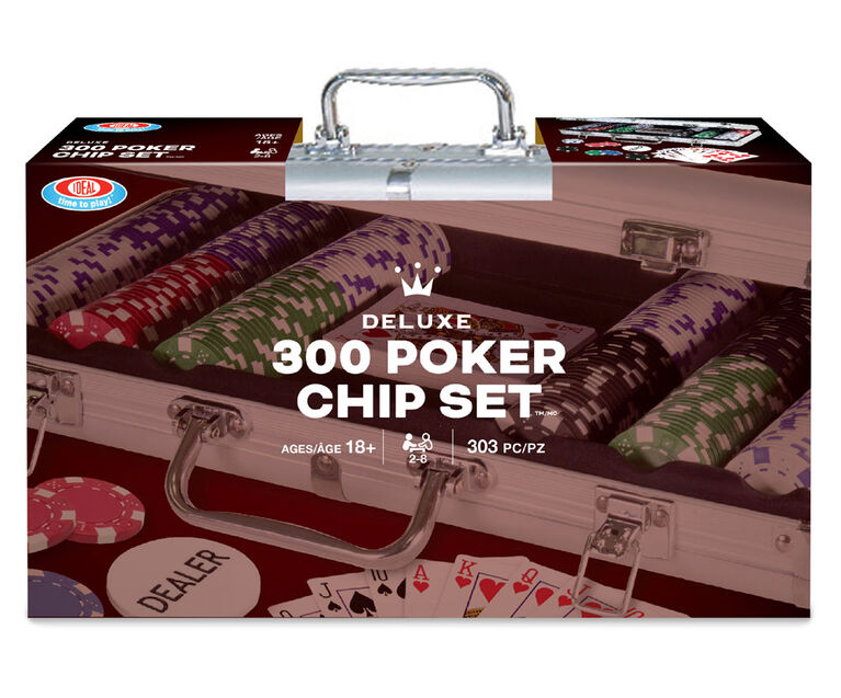 Ideal Games - Deluxe 300 Poker Chip Set