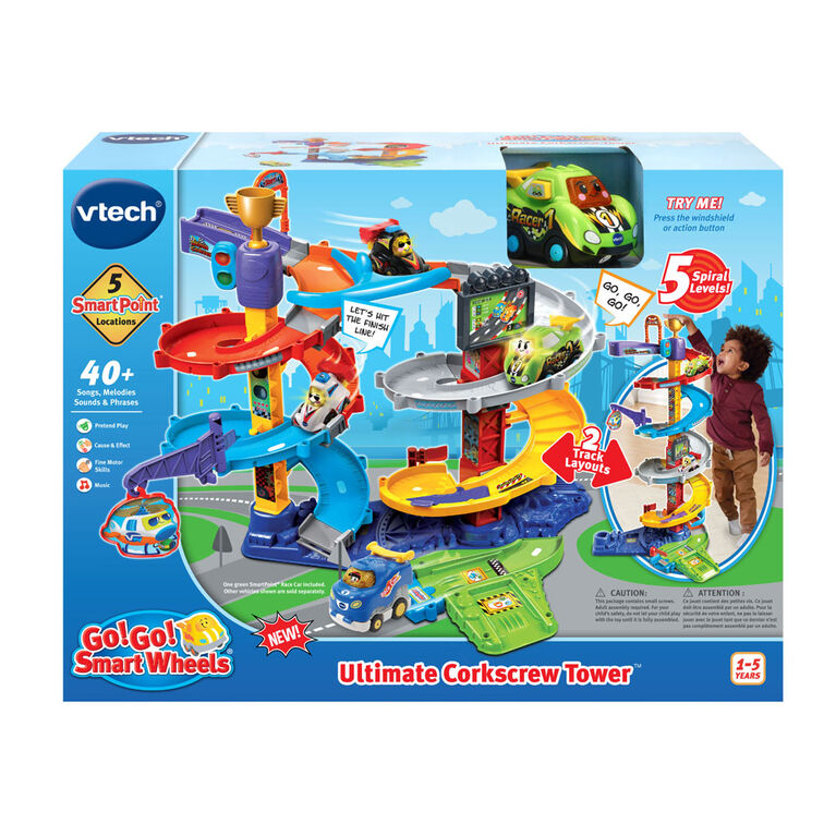 VTech Go! Go! Smart Wheels Mega circuit spirales 2 en 1 - Édition anglaise