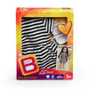 B Friends Breton Striped Dress Fashion Outfit for 18-inch Doll