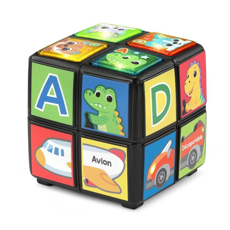 VTech Twist and Teach Animal Cube - French Edition