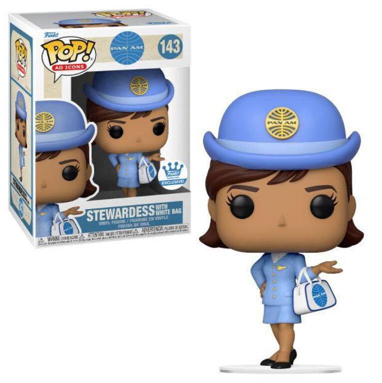 Funko POP! Ad Icons: Pan Am- Stewardess with white bag - R Exclusive