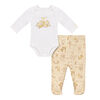 Winnie the Pooh 2 Piece Pants Set Yellow 3/6M