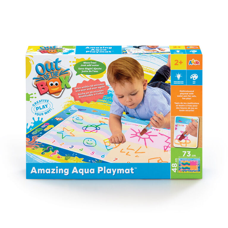 Tapis Gribouillage Eau Dessin Magique Aqua Enfants Peinture Grand Jouet  Ecriture