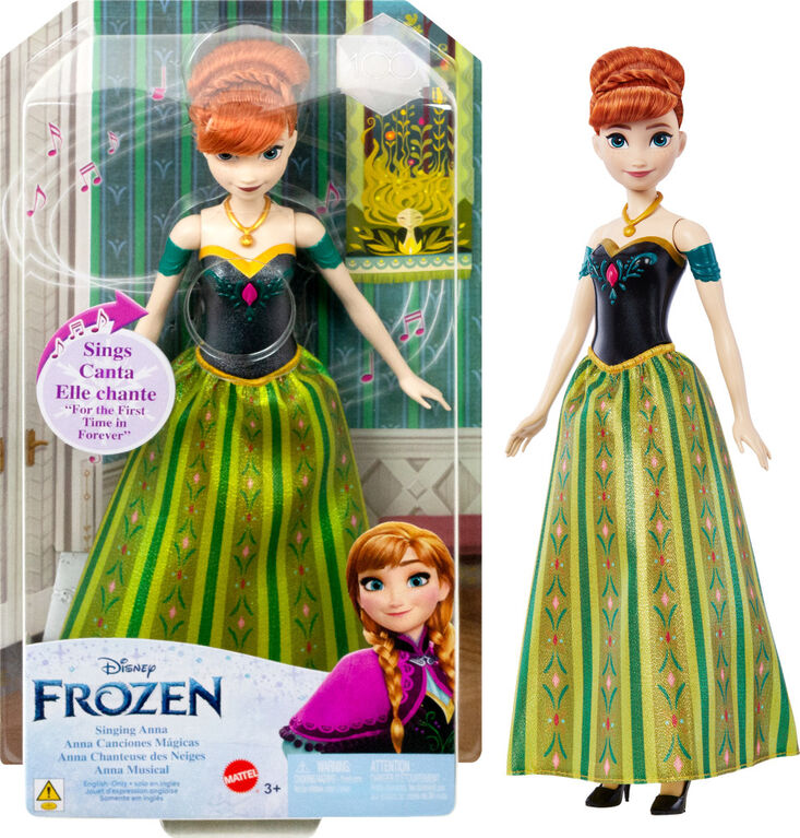 Disney-La Reine des Neiges-Anna Poupée Chantante " Le Renouveau " Version Francaise