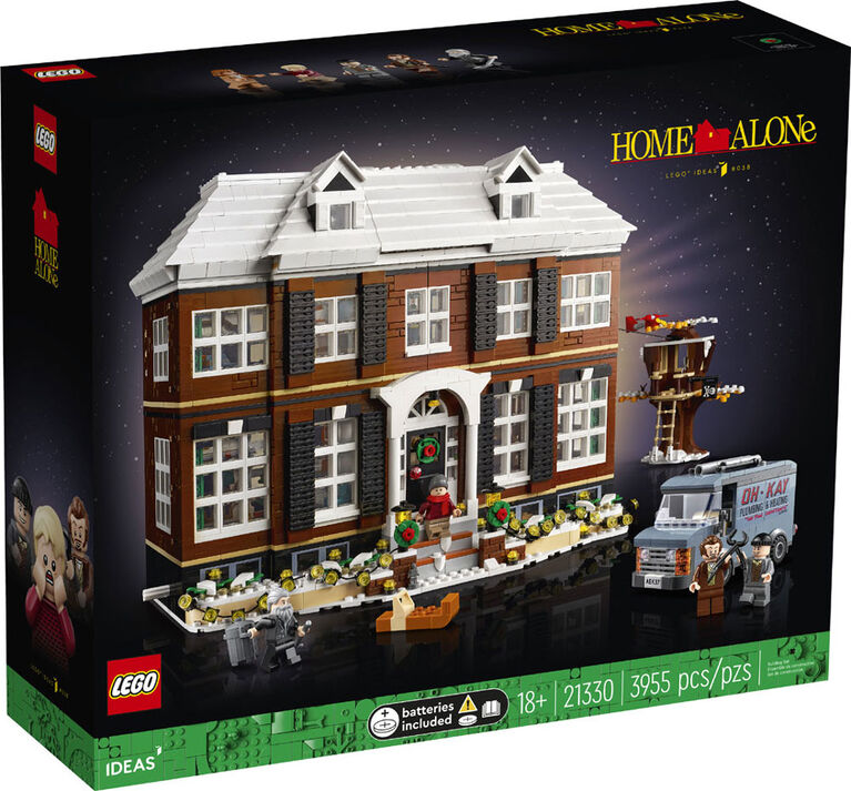 LEGO Ideas Home Alone 21330 Ensemble de construction; Excellent cadeau du temps des fêtes pour adultes (3 957 pièces)