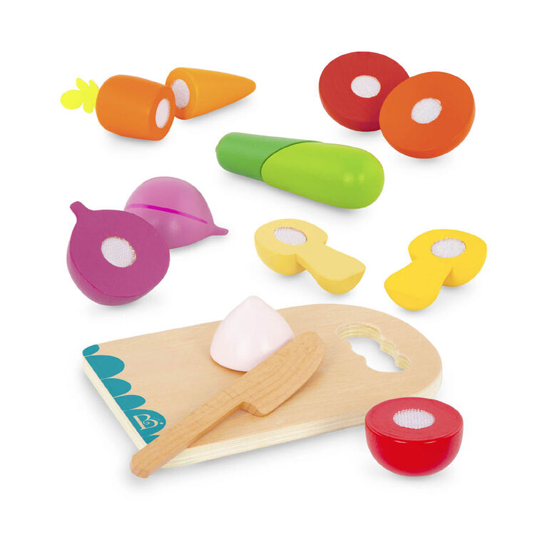 Légumes en bois, Légumes Chop 'n' Play, B. toys